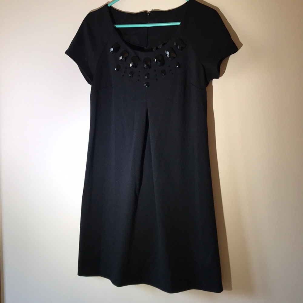 Relativity Jeweled Black Dress Size Small